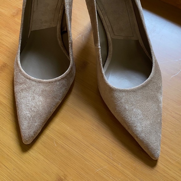 MASSIMO DUTTI Italian Suede  Stiletto Heel Pumps - 5B 35 - Picture 7 of 11